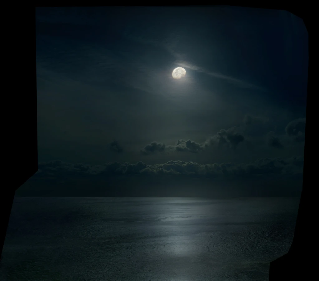  Moon water digital matte painting by Dusso 