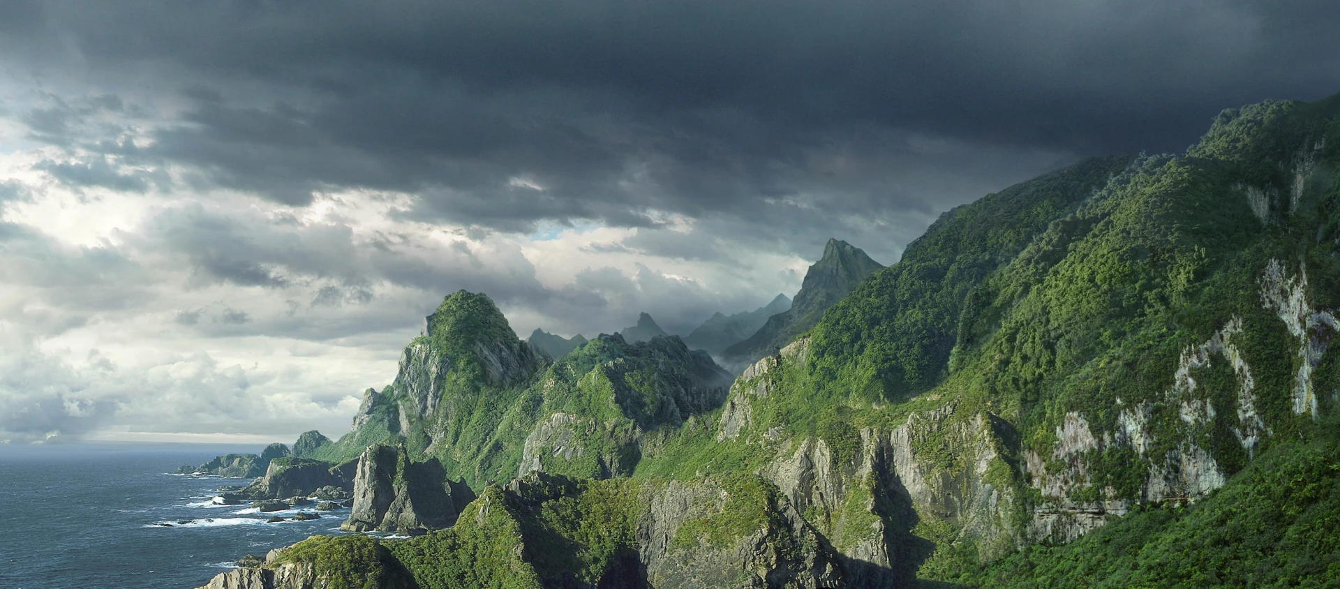 Mathieu Raynault green mountains art Raynault vfx