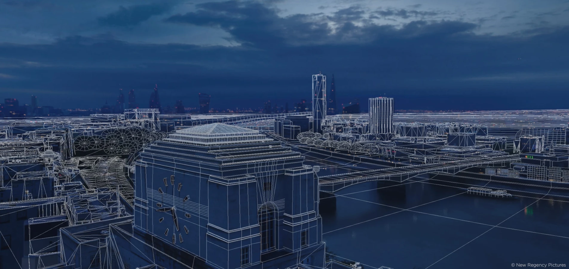 Assassins's Creed shot layer view city and river Raynault vfx