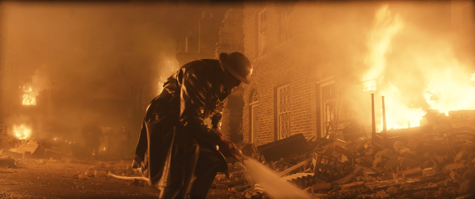 blitz film raynault visual effects world war london fire fighters