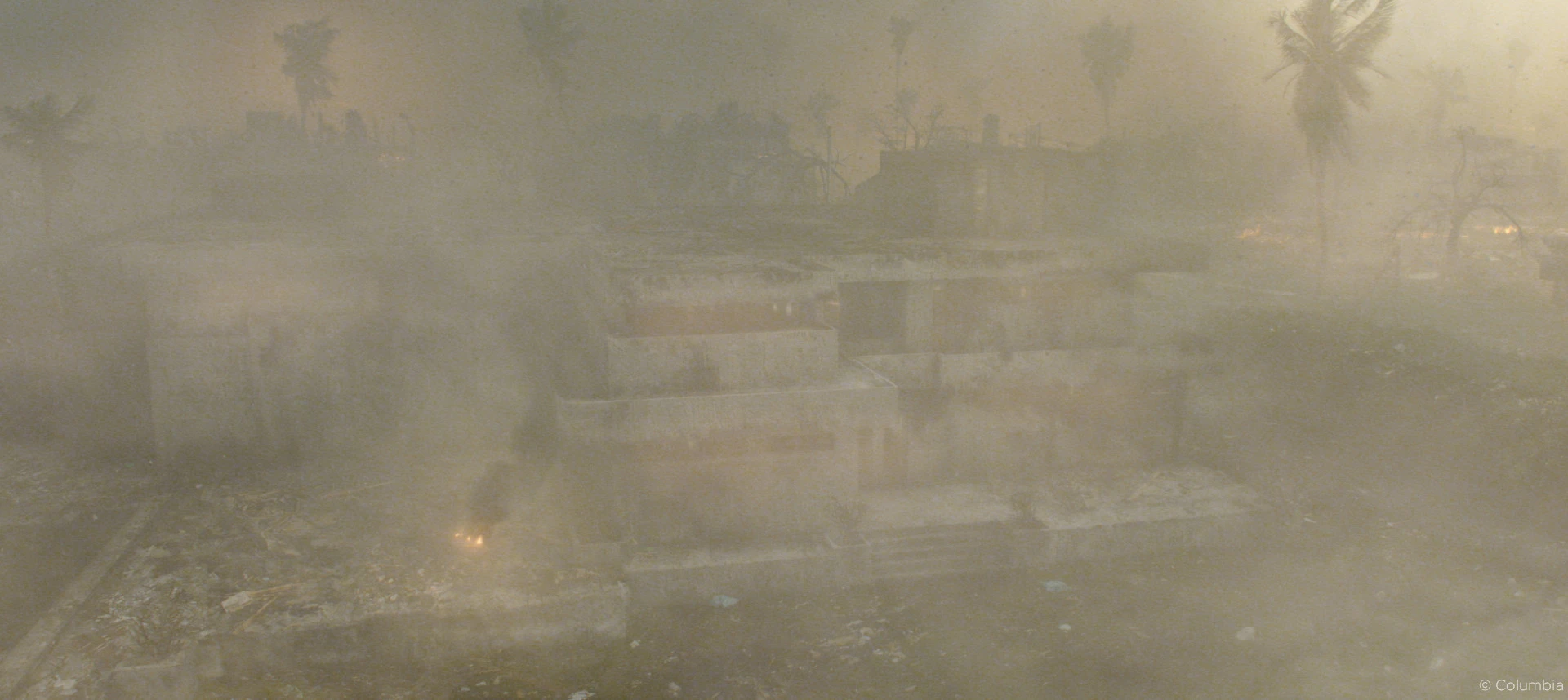 Apocalyptic view with smog from Raynault vfx